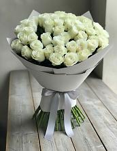 Букет 35 Белых роз в Локоть