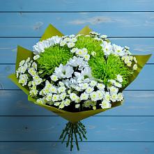 Букет цветов из:  Хризантемы #REPLACE_PRED# Локоть