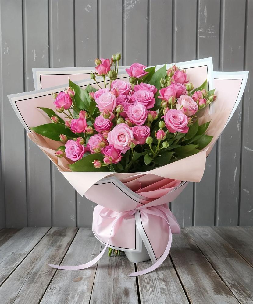 Букет Розовый кустик в Локоть