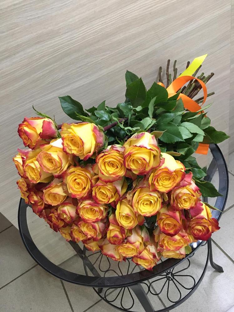 Букет Желтые розы в Локоть