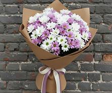 Букет цветов из:  Хризантемы в Локоть