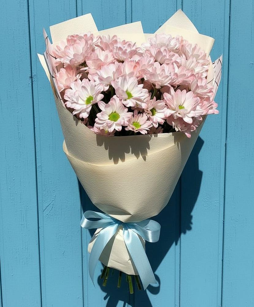 Букет цветов из: Хризантемы в Локоть