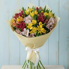 Букет цветов из:  Альстромерии в Локоть