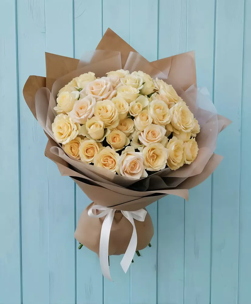 Букет Кремовое облако в Локоть